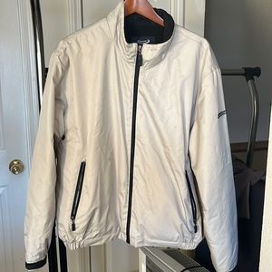 Beige wind proof jacket